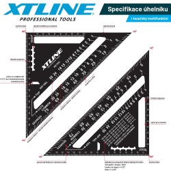 XTline XT130150 Uholnk stolrsky multifunkn 150mm