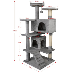 Cat Tree CT10 krabadlo pre maky 132cm