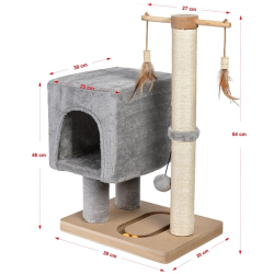 Cat Tree CT17 krabadlo pre maky 64cm